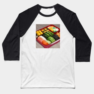 Bento Japanese Food Vegetable Baseball T-Shirt